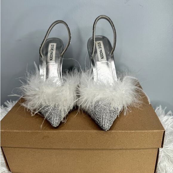 STEVE MADDEN Alexis Rhinestone Pumps Size 5.5 NEW - Picture 7 of 11